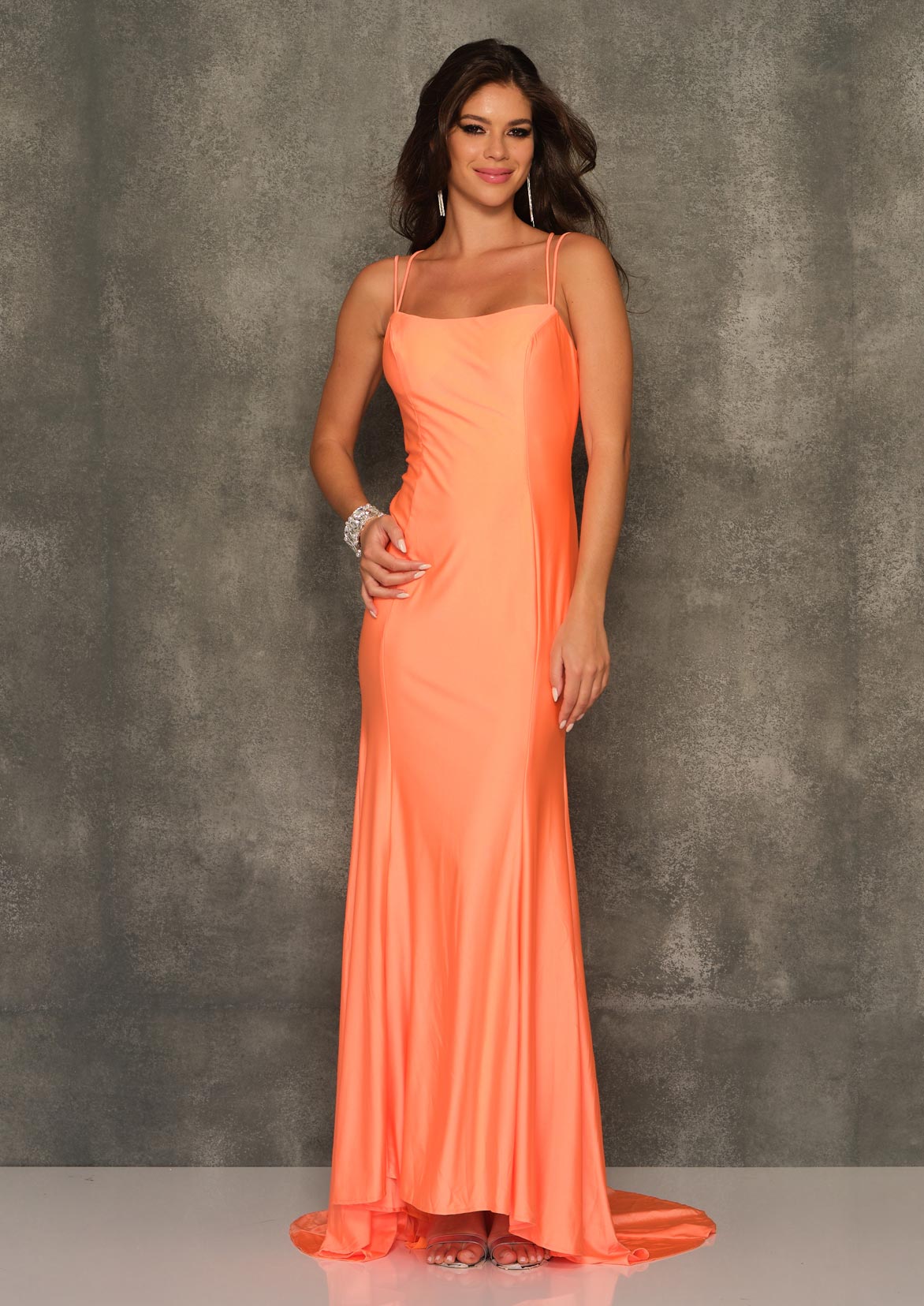 FITTED JERSEY GOWN