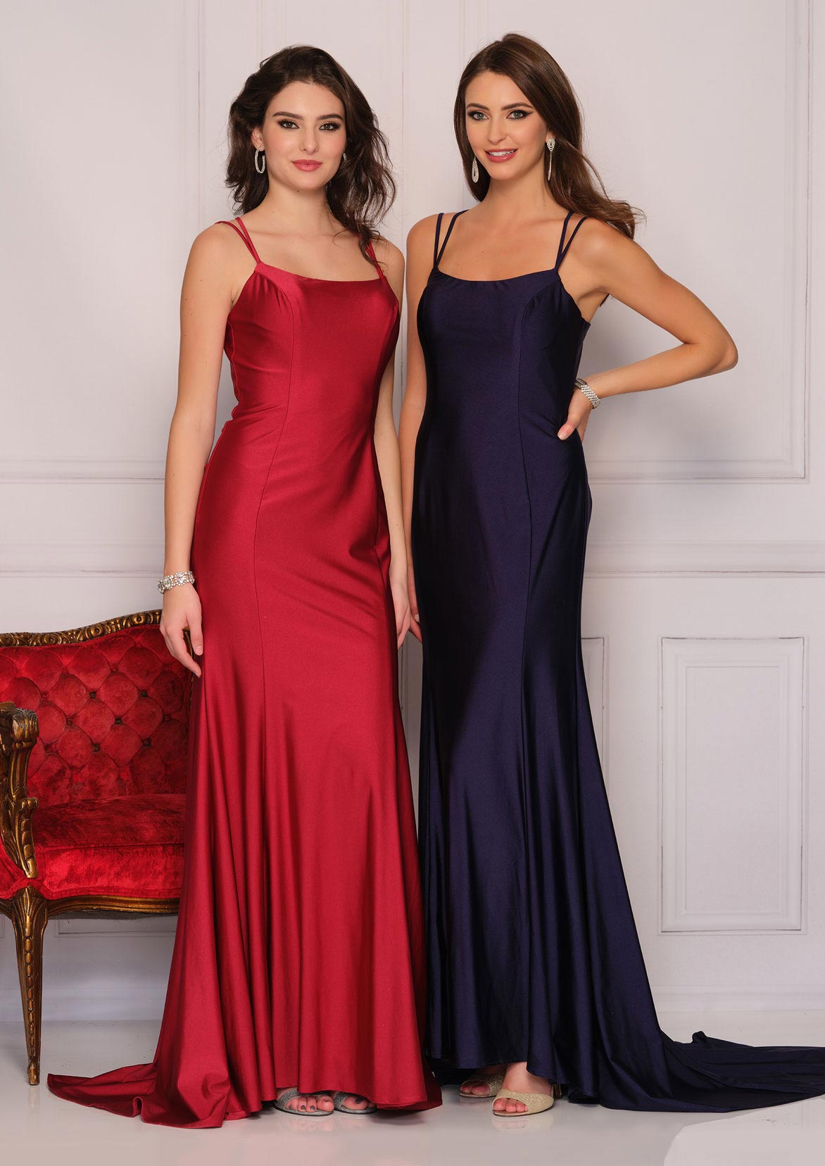 FITTED JERSEY GOWN