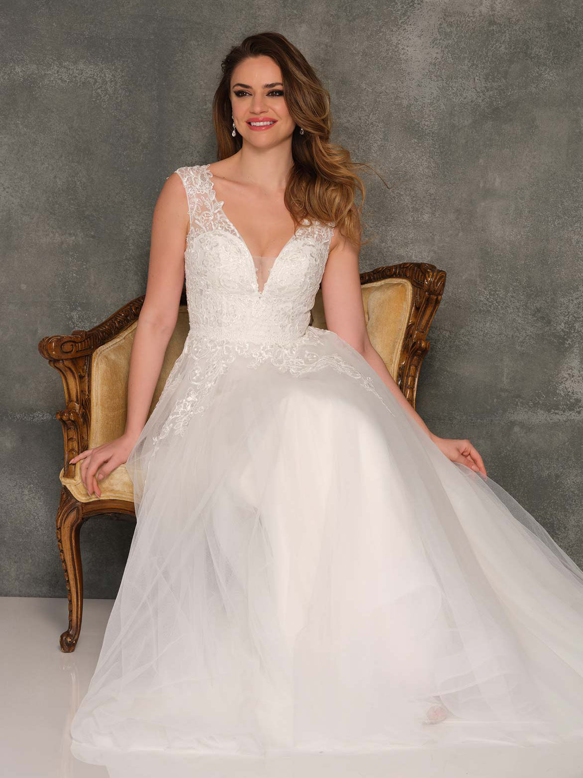 A-LINE BALLGOWN WEDDING DRESS PLUS SIZE