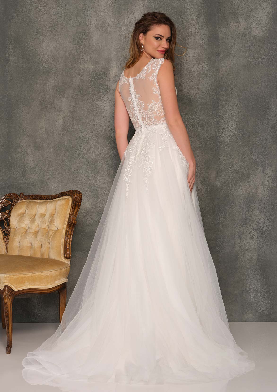 A-LINE BALLGOWN WEDDING DRESS PLUS SIZE