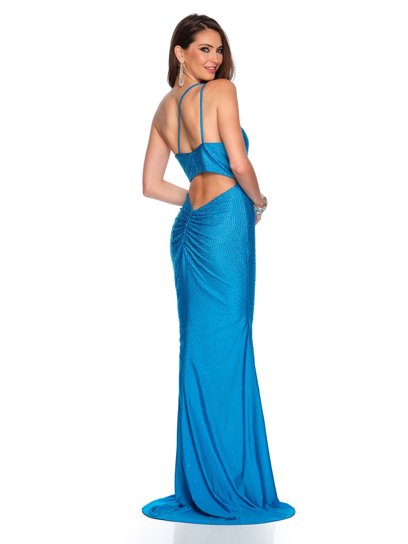 ASYMMETRICAL ONE SHOULDER GOWN