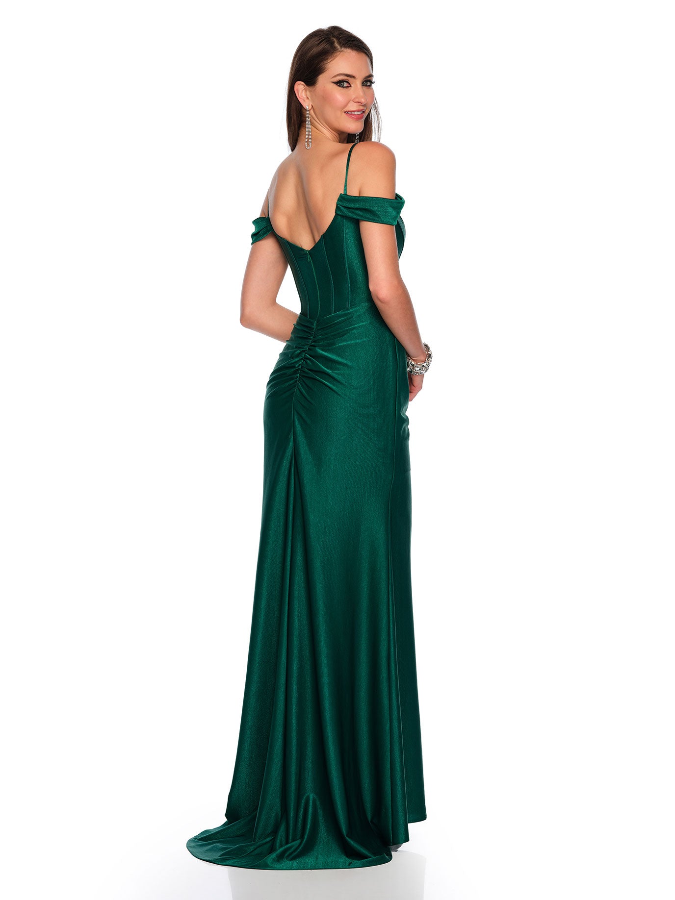 OFF THE SHOULDER CORSET GOWN