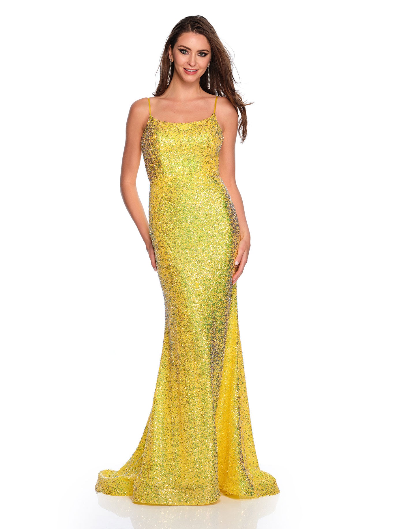 SPARKLE SEQUINS TRUMPET GOWN