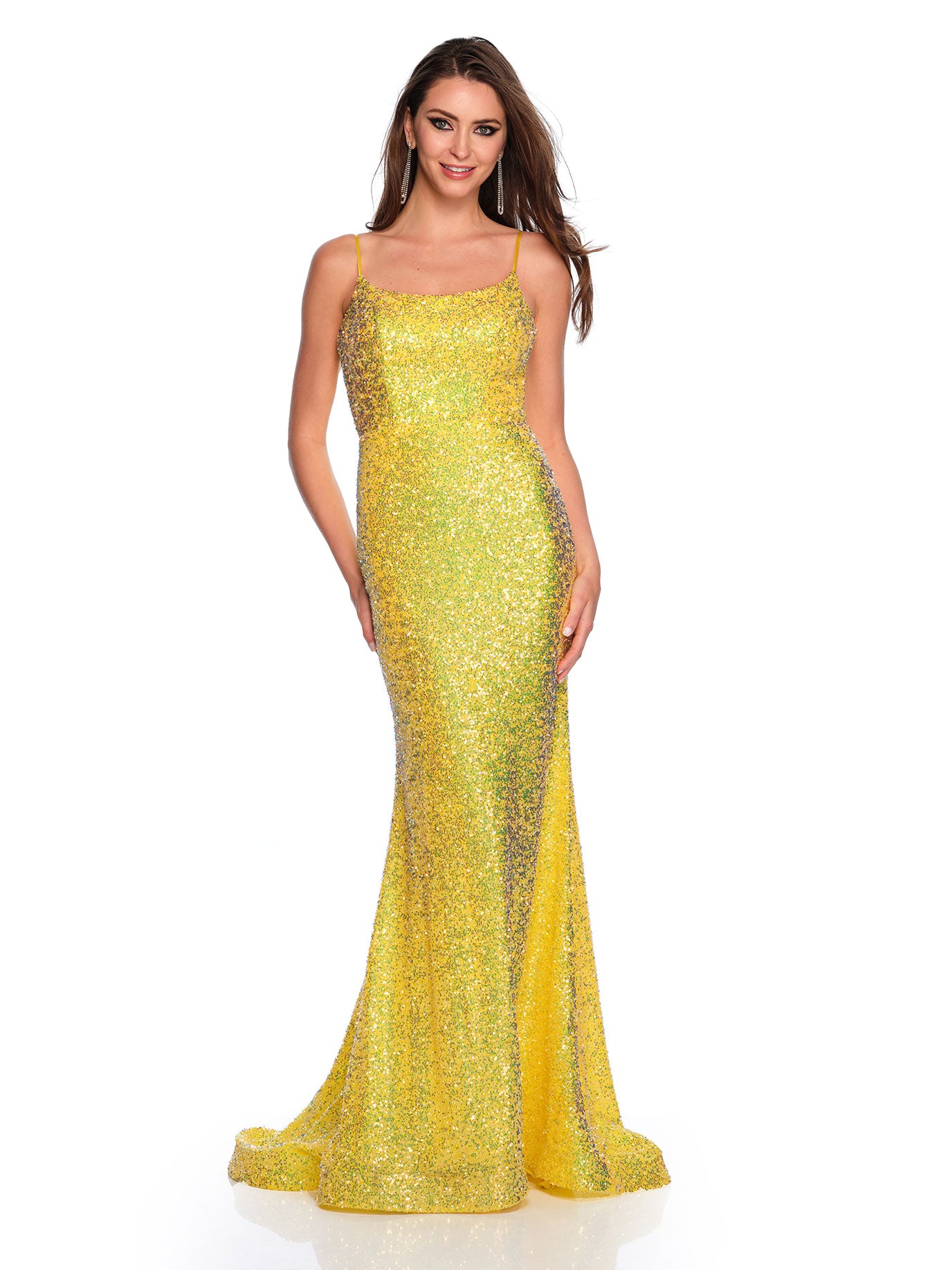 SPARKLE SEQUINS TRUMPET GOWN