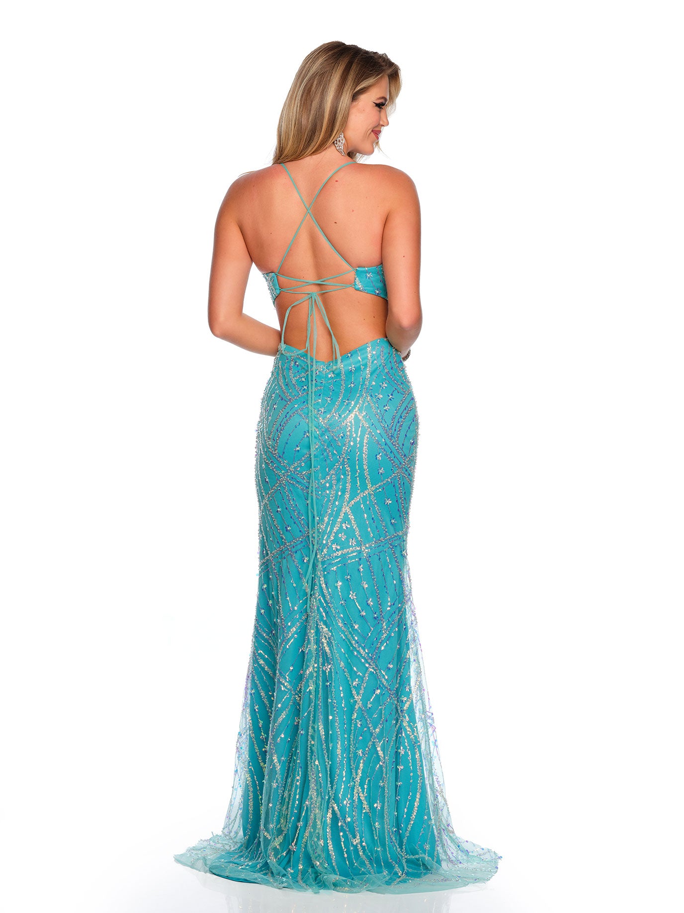 CUT OUT FITTED GOWN