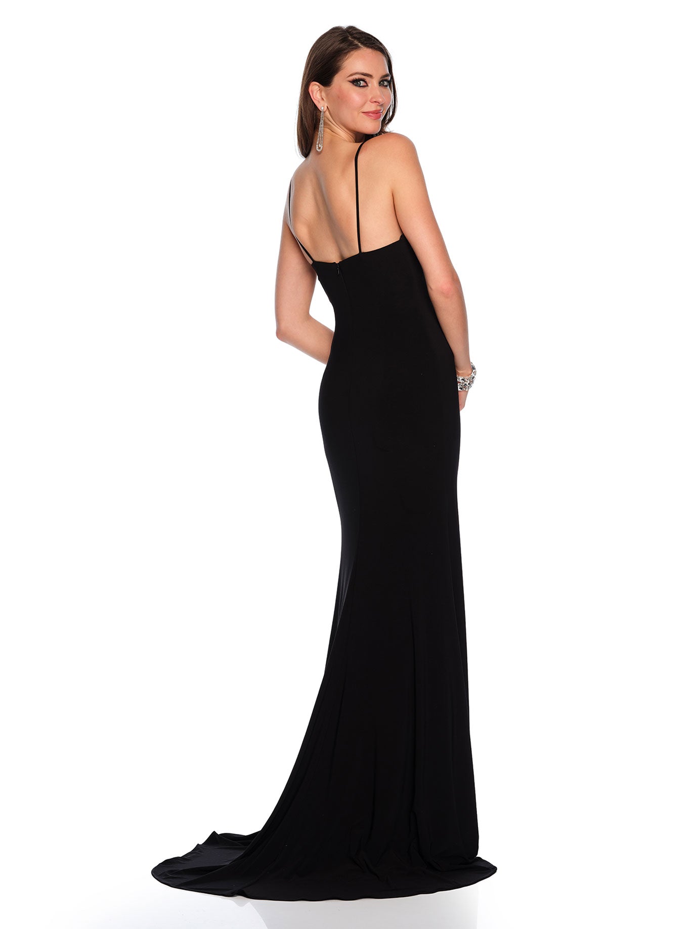 CUT OUT JERSEY GOWN