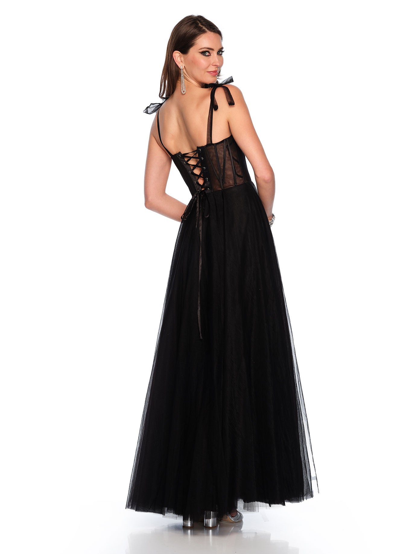 SHEER CORSET PRINCESS BALLGOWN