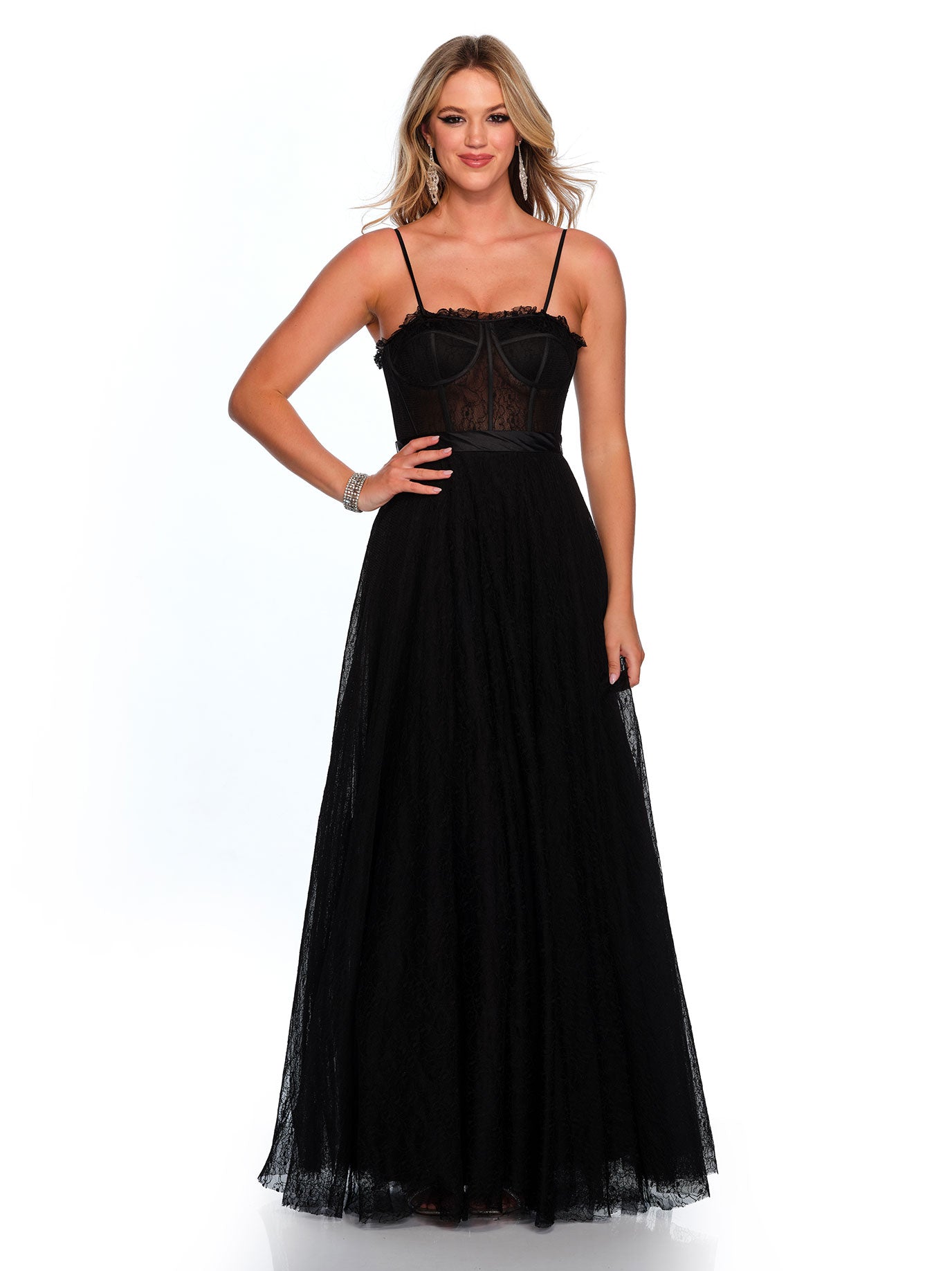 LACE CORSET GOWN Dave & Johnny LACE CORSET GOWN Dave & Johnny