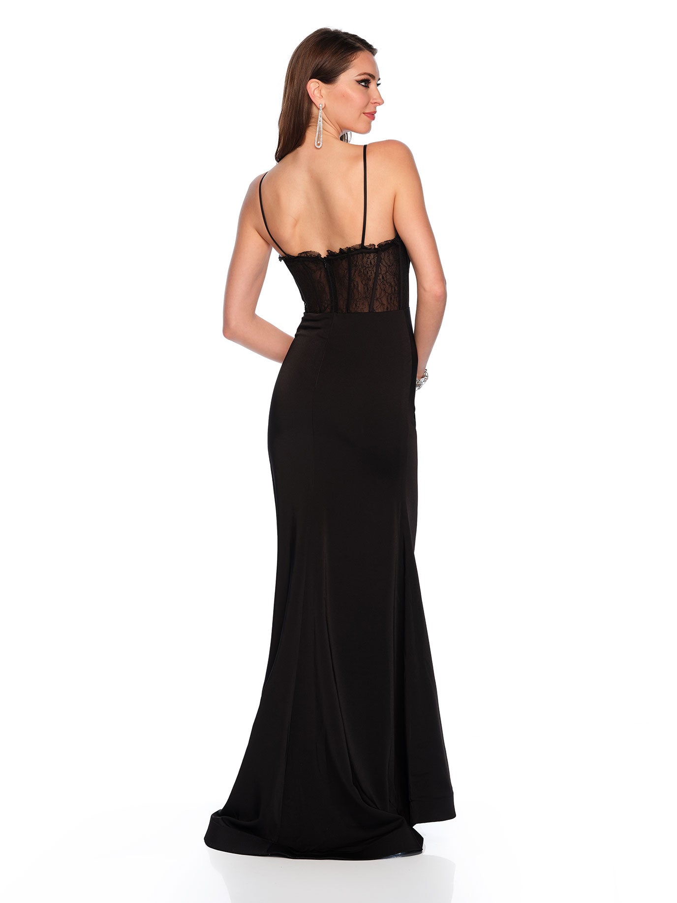 LACE CORSET FITTED GOWN