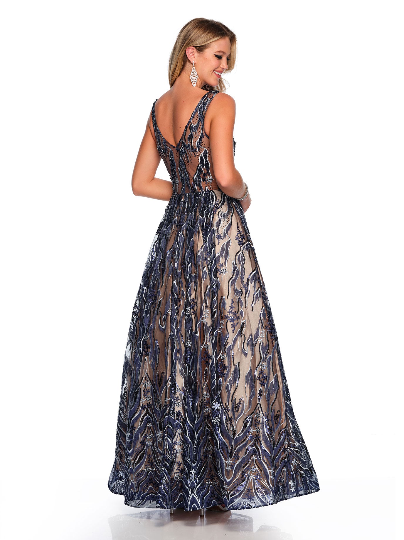 SHEER CORSET PRINCESS BALLGOWN