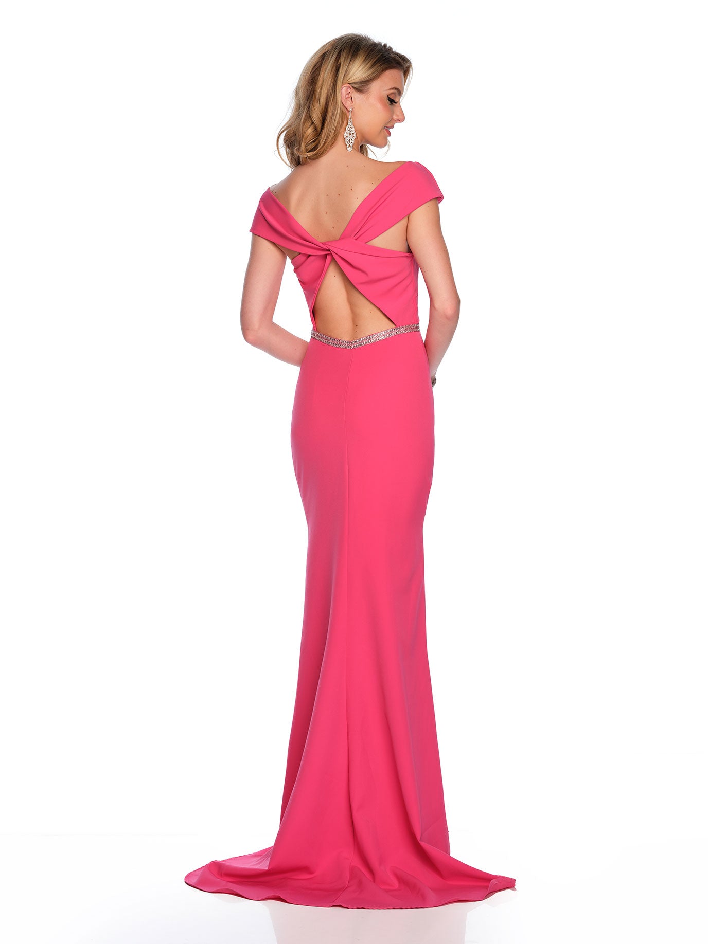 CAP SLEEVE JERSEY GOWN