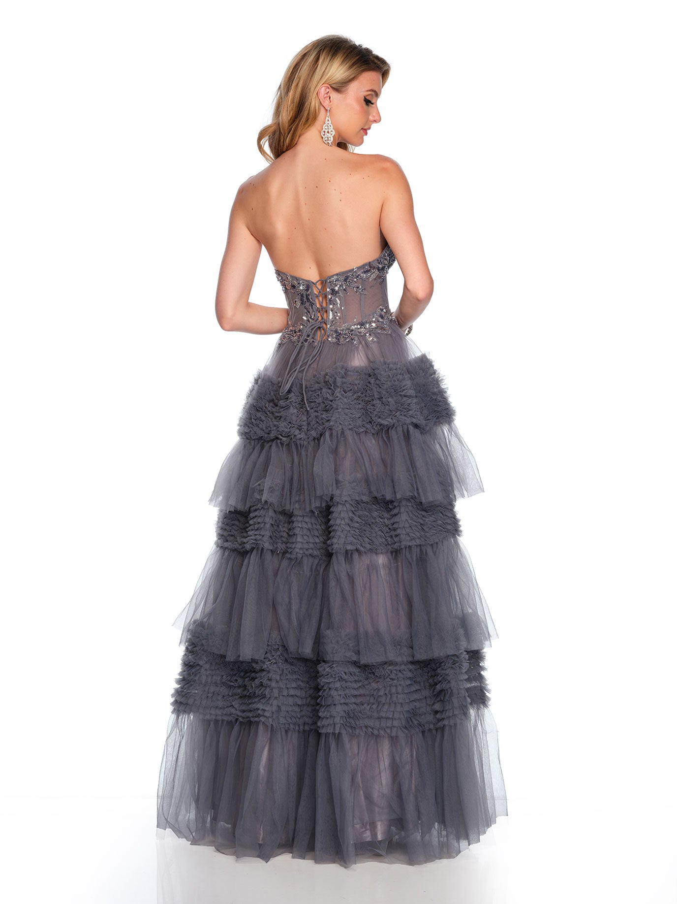 TIERED BALLGOWN