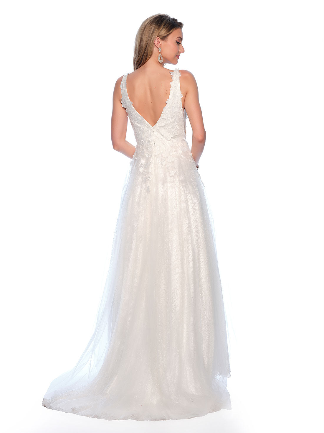 3D GLITTER TULLE BALLGOWN PLUS SIZE