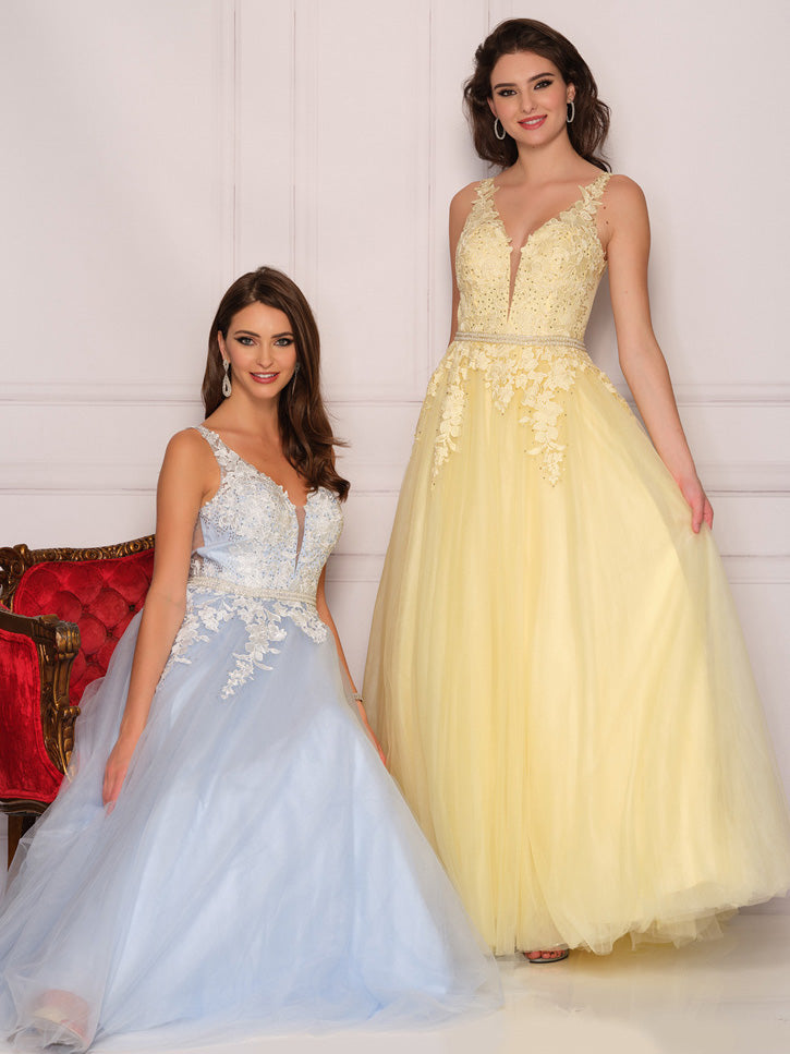 EMBROIDERED TULLE BALLGOWN WEDDING DRESS PLUS SIZE