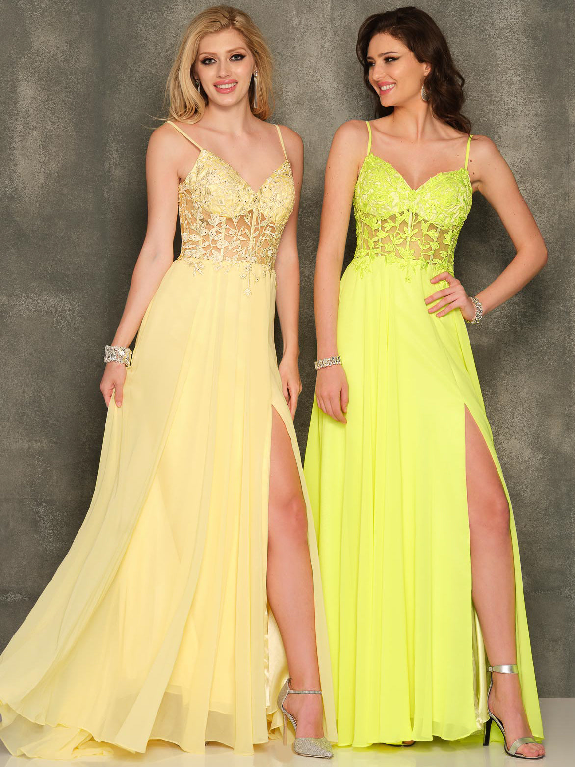 ILLUSION BODICE CHIFFON WEDDING DRESS PLUS SIZE