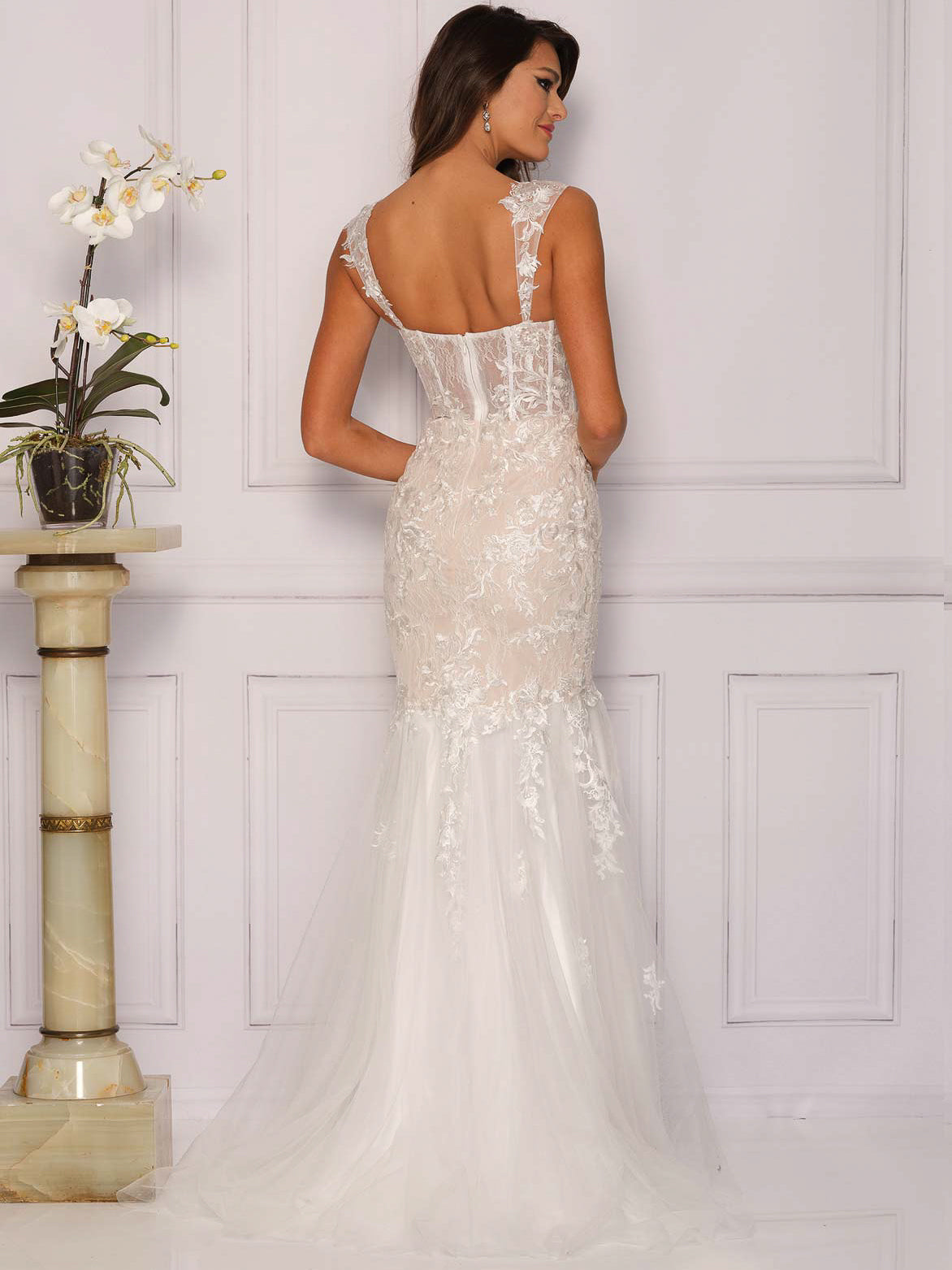 SWEETHEART MERMAID TULLE WEDDING DRESS