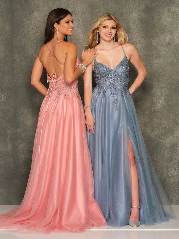 BEADED TULLE BALLGOWN