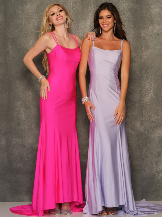 FITTED JERSEY GOWN