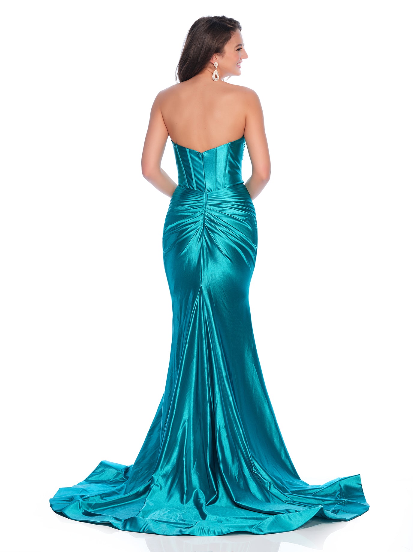 slim fit dress slacks FITTED SHINY STRETCH JERSEY DRESS – Dave & Johnny