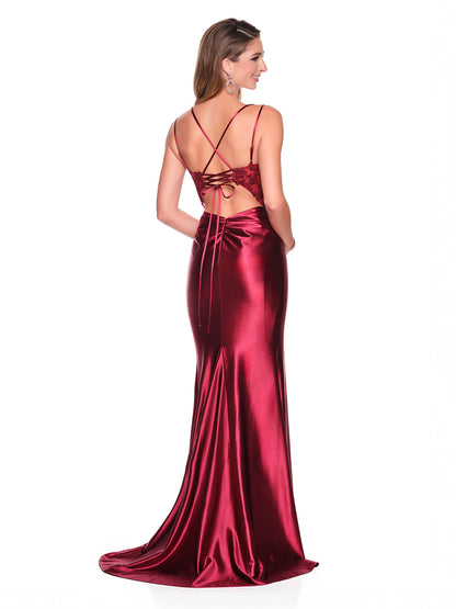 DOUBLE STRAP FITTED DRESS WITH CUT OUT BACK