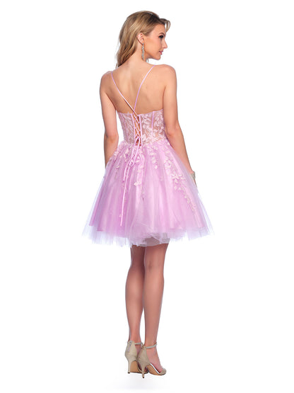 CORSET BODICE WITH LACE UP BACK & TULLE SKIRT