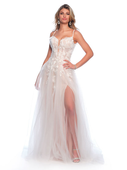 CORSET TOP WITH BONING DETAIL FLOWY SKIRT WITH FRONT SLIT Dave & Johnny CORSET TOP WITH BONING DETAIL FLOWY SKIRT WITH FRONT SLIT Dave & Johnny