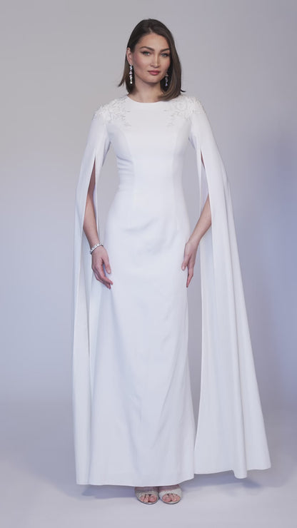 FITTED LONG SLEEVE WEDDING DRESS