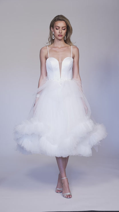 CUPCAKE TULLE DRESS WITH SWEETHEART BODICE