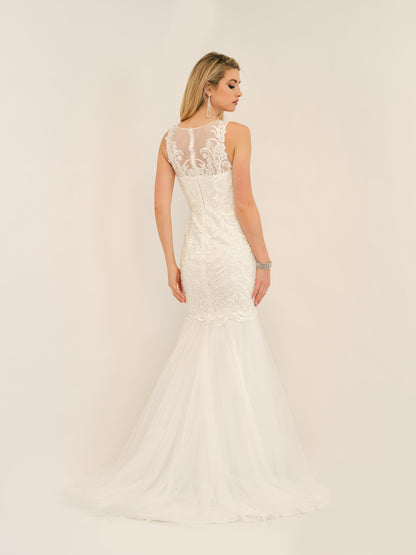 LACE MERMAID WEDDING GOWN